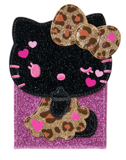 SANRIO ORIGINAL HELLO KITTY GYARU STYLE MAX BLACK FOLDABLE MIRROR