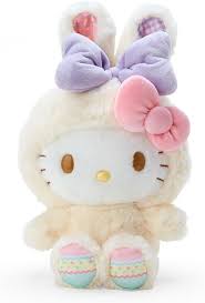 SANRIO JAPAN ORIGINAL HELLO KITTY EASTER RABBIT COSTUME PLUSH