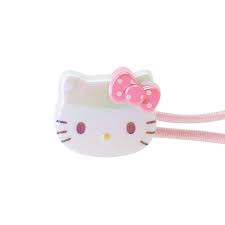 SANRIO JAPAN ORIGINAL HELLO KITTY MASCOT HAIR TIE PINK