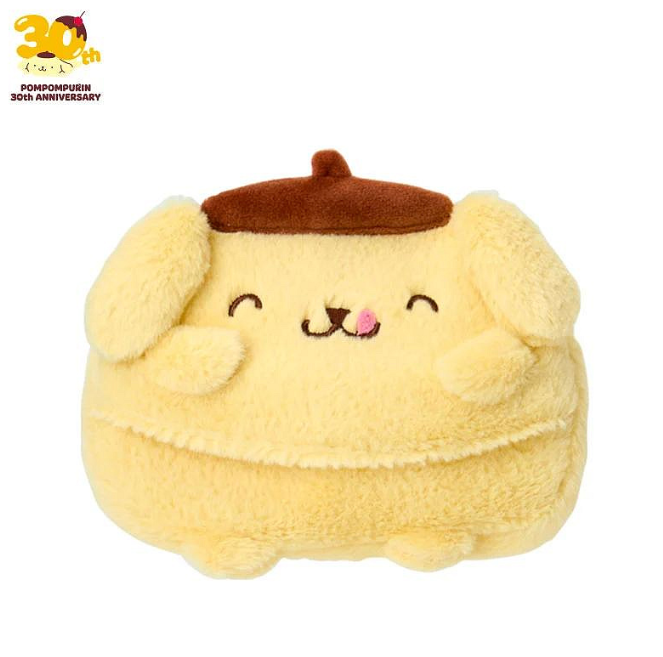 SANRIO ORIGINAL POMPOMPURIN 30TH ANNIVERSARY TISSUE POUCH  (PUDDING FOR FULLNESS AND HAPPINESS)
