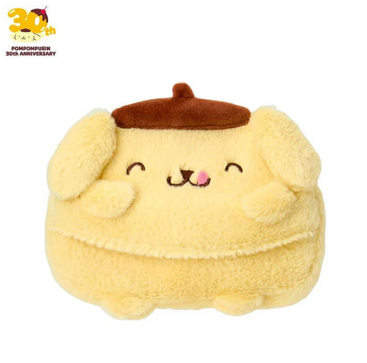 SANRIO ORIGINAL POMPOMPURIN 30TH ANNIVERSARY TISSUE POUCH  (PUDDING FOR FULLNESS AND HAPPINESS)