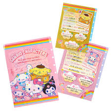 SANRIO ORIGINAL CHARACTERS MIX PROFILE CLEAR FILE