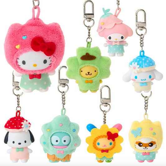 SANRIO ORIGINAL CHARACTERS MASCOT CHARM KEYCHAIN BLIND BOX (CHIBITTO VOL.4 FRIENDS OF THE FOREST)