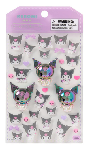 SANRIO ORIGINAL KUROMI AURORA 3D STICKER