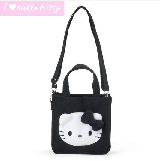 SANRIO ORIGINAL HELLO KITTY (I LOVE HELLO KITTY) 2 WAY MINI TOTE BAG BLACK
