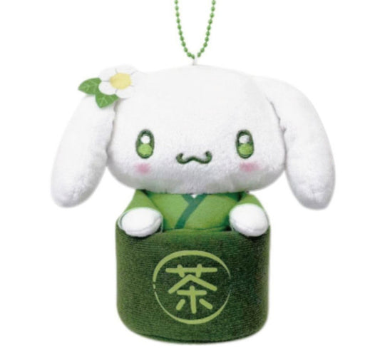 SANRIO HATAKEYAMA SHOJI MASCOT POUCH MATCHA BOWL CINNAMOROLL