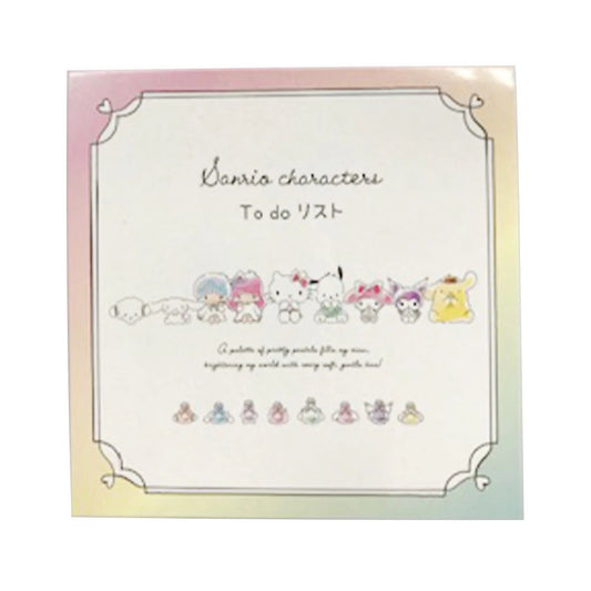 SANRIO ORIGINAL SANRIO CHARACTERS TO DO LIST MEMO PAD (COLORFUL)