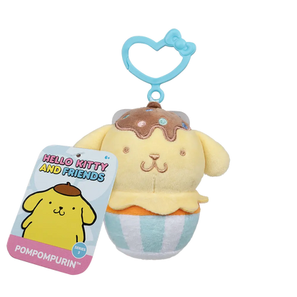 SANRIO HELLO KITTY AND FRIENDS 4" CLIP ON PLUSH