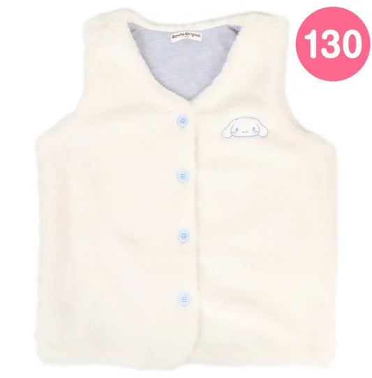 SANRIO ORIGINAL CINNAMOROLL FLUFFY KIDS VEST 130