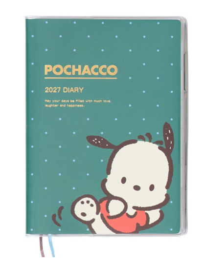 SANRIO ORIGINAL POCHACCO BLOCK TYPE B6 DIARY 2027
