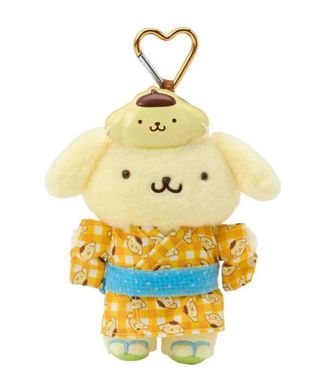 SANRIO ORIGINAL POMPOMPURIN MASCOT HOLDER SUMMER SPARKLE FESTIVAL