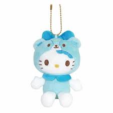 SANRIO ORIGINAL HELLO KITTY MASCOT CHARM / PLUSH TINY CHUM TRANSFORMATION BLUE 2025
