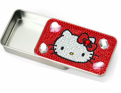 SANRIO ORIGINAL SLIDING HELLO KITTY TIN BOX