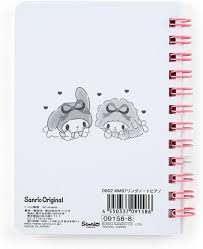 SANRIO JAPAN ORIGINAL MY MELODY B7 RING NOTEBOOK