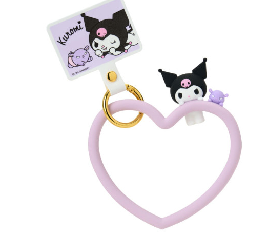 SANRIO ORIGINAL KUROMI SMARTPHONE RING STRAP