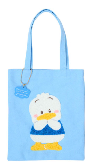 SANRIO ORIGINAL PEKKLE CHARACTER GRAND PRIX 3RD EDITION EMBROIDERY I WANT YOU TO LOVE IT A LOT MINI TOTE BAG