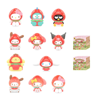 SANRIO CHARACTERS TOP TOY STRAWBERRY CANDY KEYCHAIN BLIND BOX