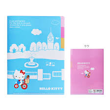 SANRIO ORIGINAL HELLO KITTY A5 FILE 50TH ANNIVERSARY 2002