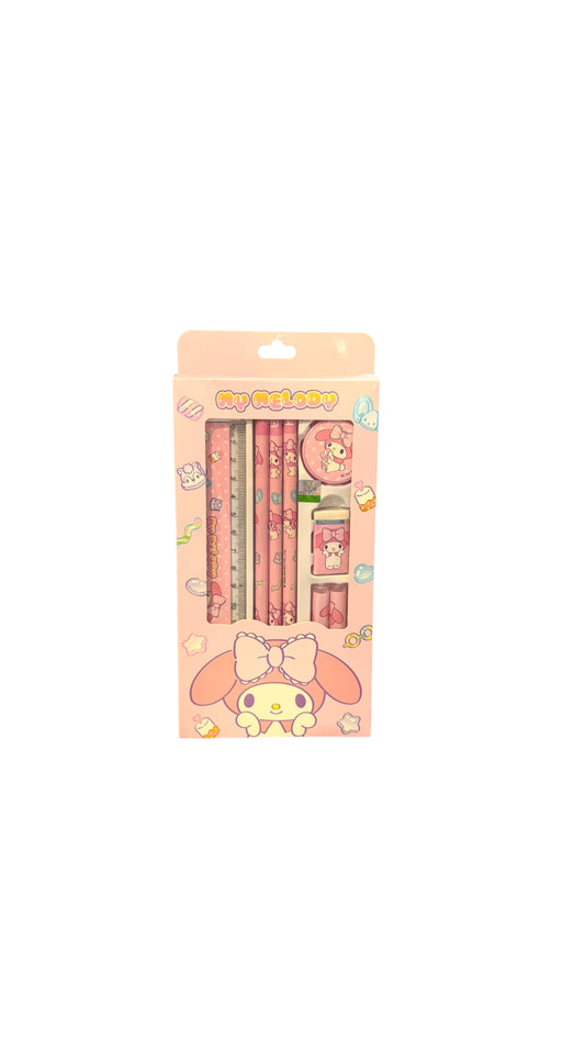 SANRIO MY MELODY 8 PIECES STATIONARY SET
