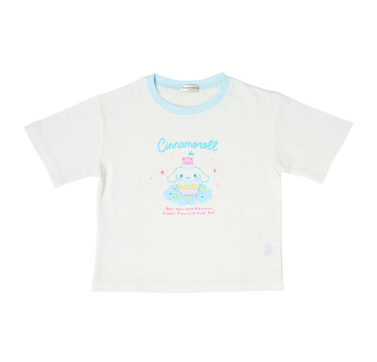 SANRIO CINNAMOROLL WHITE KIDS TSHIRT (120 CM)
