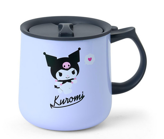 SANRIO ORIGINAL KUROMI STAINLESS STEEL MUG WITH LID