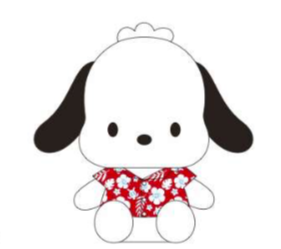 SANRIO POCHACCO SUMMER DRESS MASCOT PLUSH