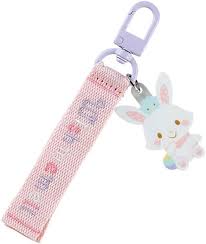 SANRIO JAPAN ORIGINAL WISH ME MELL LOGO KEYCHAIN