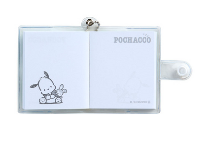 SANRIO ORIGINAL POCHACCO MINI BOOK KEYCHAIN RETRO