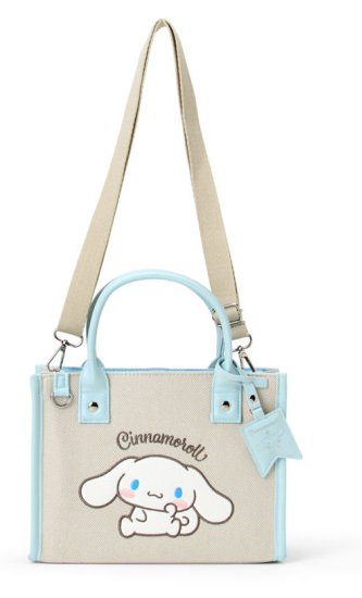 SANRIO ORIGINAL CINNAMOROLL SQUARE 2WAY BAG WITH CHARM
