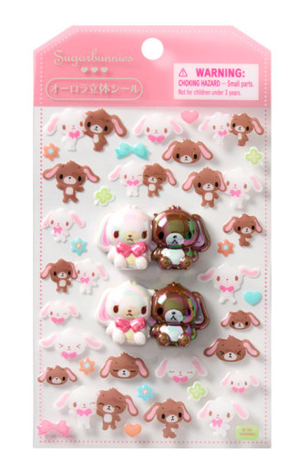 SANRIO ORIGINAL SUGARBUNNIES AURORA 3D STICKER