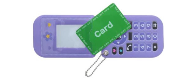 SANRIO ORIGINAL KUROMI Y2K HOUNDSTOOTH CARD CASE HOLDER