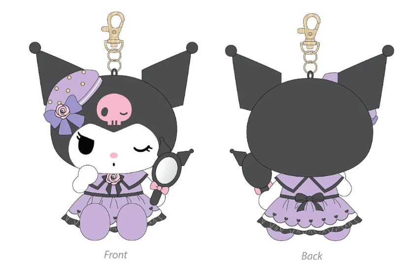 SANRIO ORIGINAL KUROMI MASCOT PLUSH CHARM