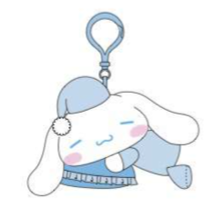 SANRIO CINNAMOROLL MASCOT CLIP ON PAJAMA W/ PILLOW