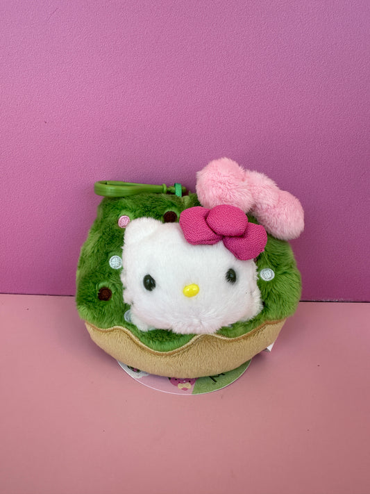 SANRIO HELLO KITTY MASCOT CLIP ON DOUNT MATCHA KT / 3