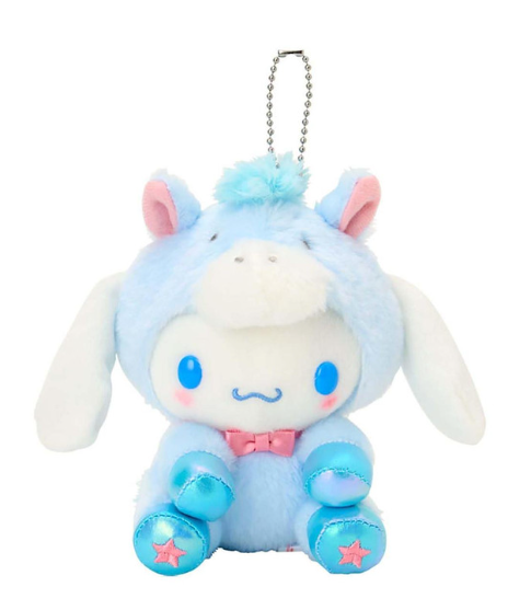 SANRIO ORIGINAL CINNAMOROLL MASCOT HOLDER NEW YEAR ZODIAC YEAR OF HORSE LUCKY BLUE