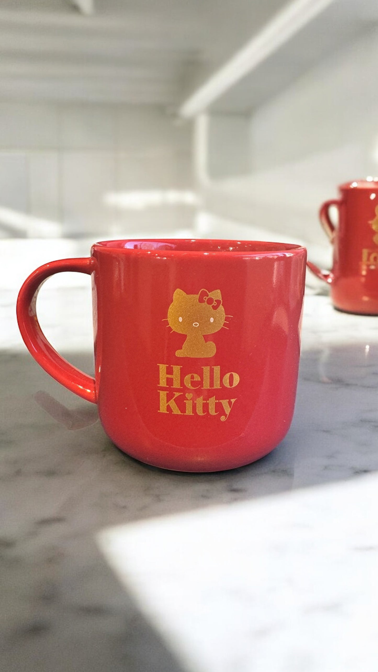 SANRIO ORIGINAL HELLO KITTY RED MUG CUP