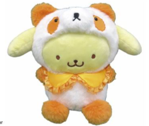 SANRIO POMPOMPURIN ORANGE PANDA 10 INCHES