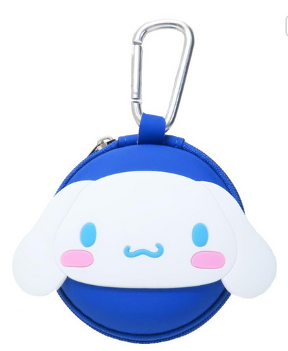 SANRIO ORIGINAL CINNAMOROLL MINI ROUND ACCESSORY POUCH DEEP BLUE