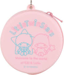 SANRIO JAPAN ORIGINAL LITTLE TIWN STARS MINI CASE WITH KEYCHAIN