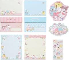 SANRIO JAPAN ORIGINAL CHARACTERS FUN SHAPE LETTER SET