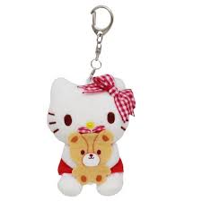 SANRIO JAPAN ORIGINAL HELLO KITTY FAVORITE COLOR BEAR MASCOT CHARM / PLUSH