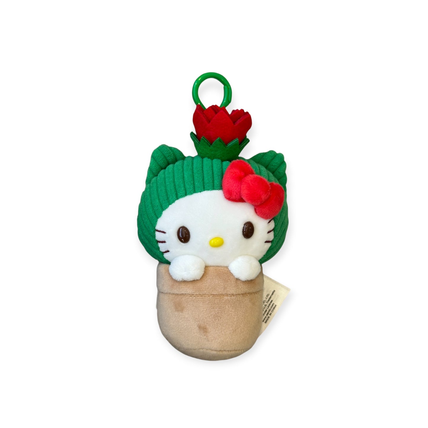 SANRIO HELLO KITTY MASCOT CLIP ON CACTUS