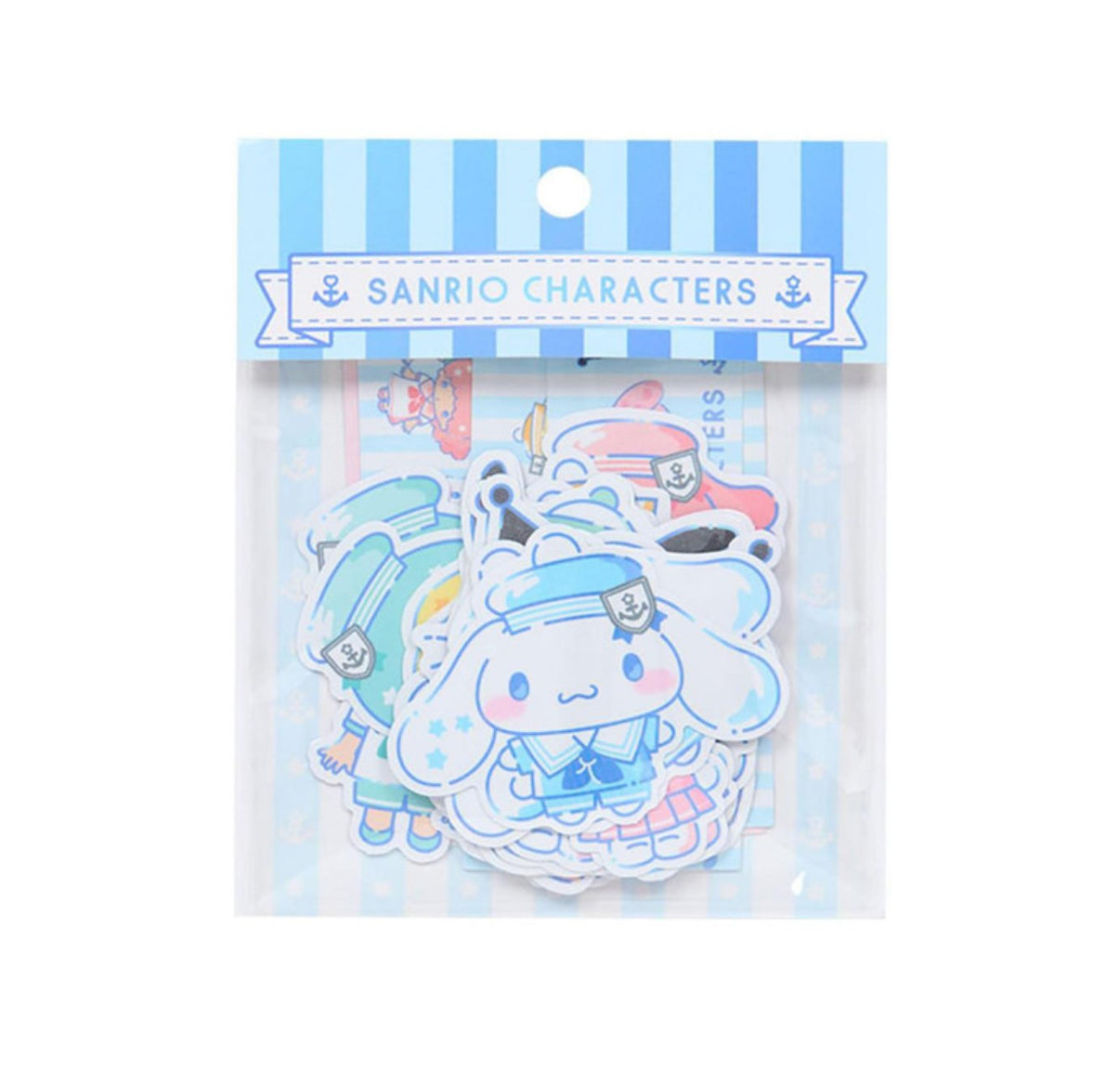 SANRIO CHARACTERS SAILOR COLLAR STICKER SET