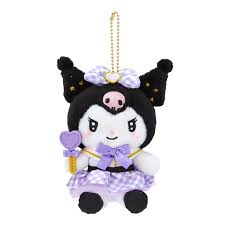 SANRIO JAPAN ORIGINAL KUROMI MAKE YOU LOVE ME EVEN MORE MASCOT CHARM / PLUSH