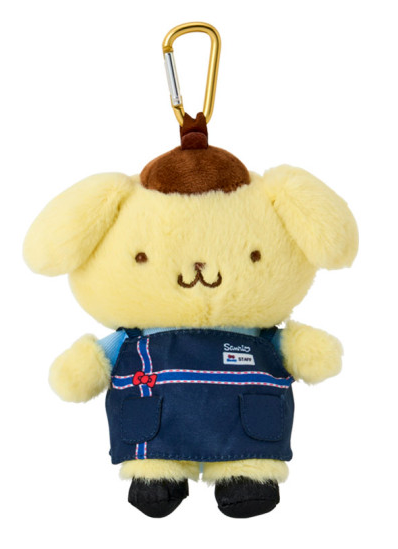 SANRIO ORIGINAL POMPOMPURIN MINI SANRIO 55TH ANNIVERSARY MASCOT HOLDER