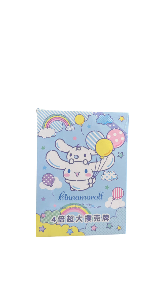 SANRIO CINNAMOROLL 4X OVERSIZED PLAYING CARDS