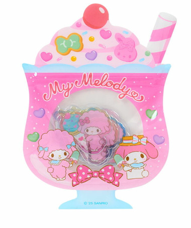 SANRIO ORIGINAL MY MELODY & MY SWEET PIANO STICKER CREAM SODA