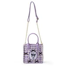 JAPAN ORIGINAL KUROMI 2 WAY MINI HANDBAG / CROSS BAG DREAM RIBBON