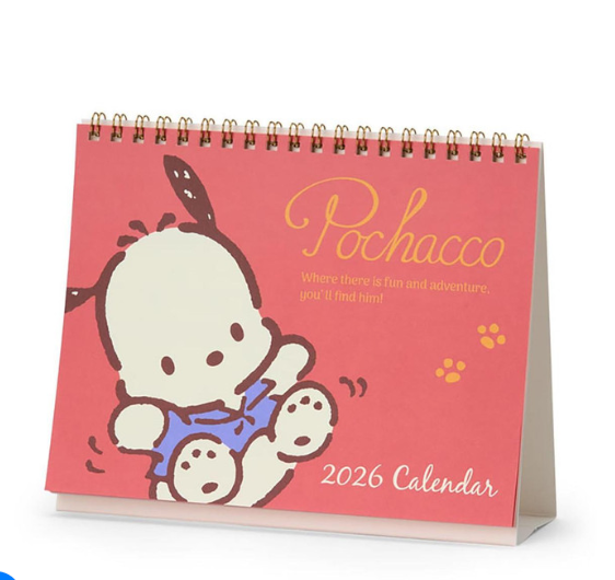 SANRIO ORIGINAL POCHACCO RING CALANDAR 2026
