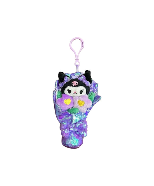 SANRIO KUROMI MASCOT CLIP ON FLOWER BOUQUET
